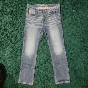 Cody James Men’s Jeans Medium Wash Straight/Slim Fit Western Style 36x32